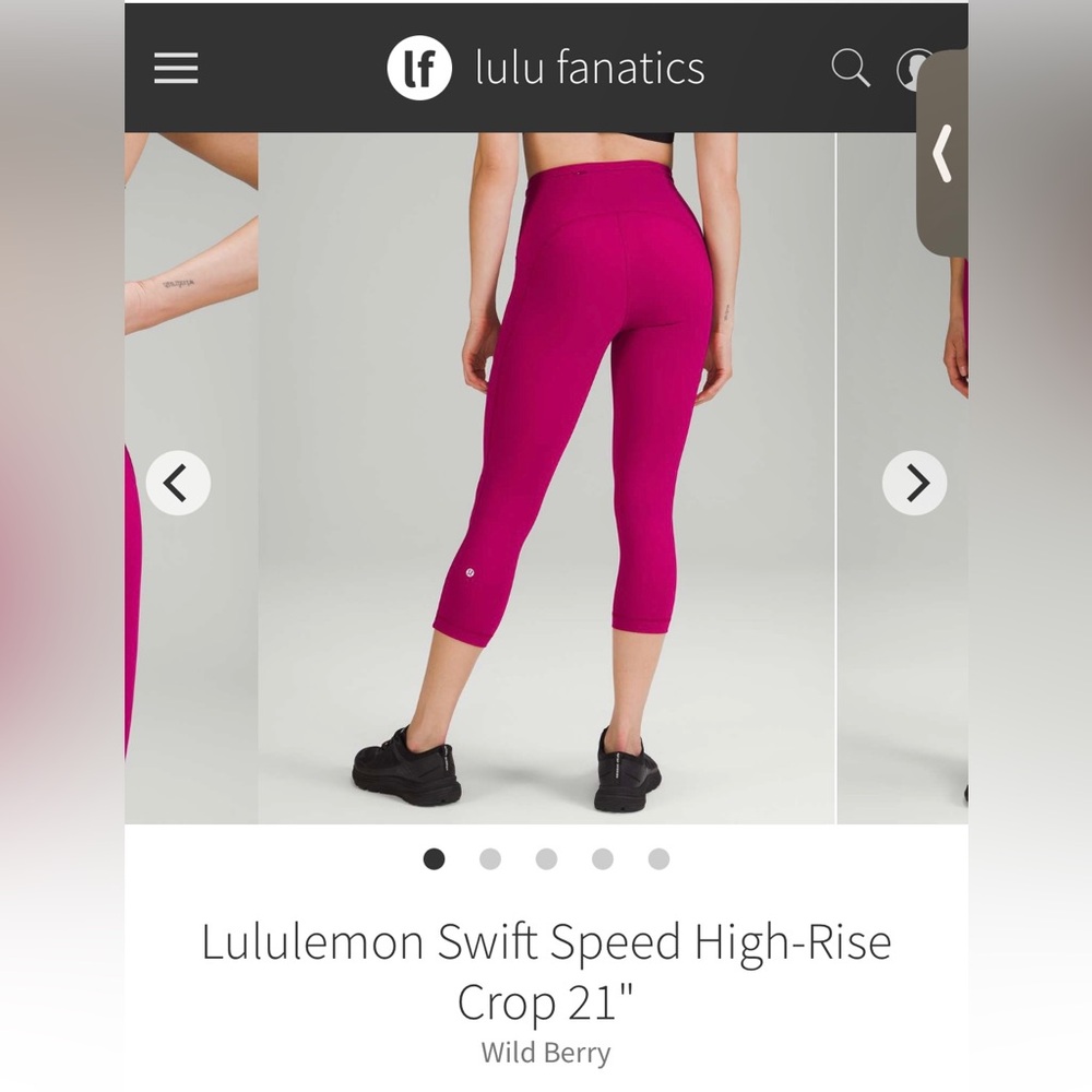 Lululemon swift speed leggings